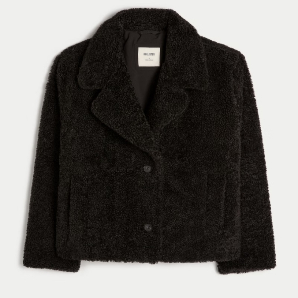 NWT Women's Hollister peacoat lined jacket